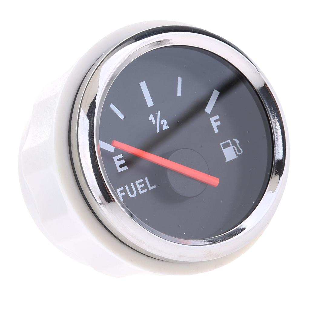 2" 52mm Universal Fuel Gauge LED Light Display 9-32V ec7c7 5 edda2
