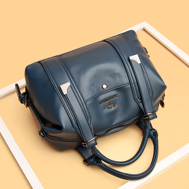 Luxury Brand Leather Handbag for Women 2024 Ladies Designer Super Quality Shoulder Crossbody Sac Big Messenger Casual Tote Femme