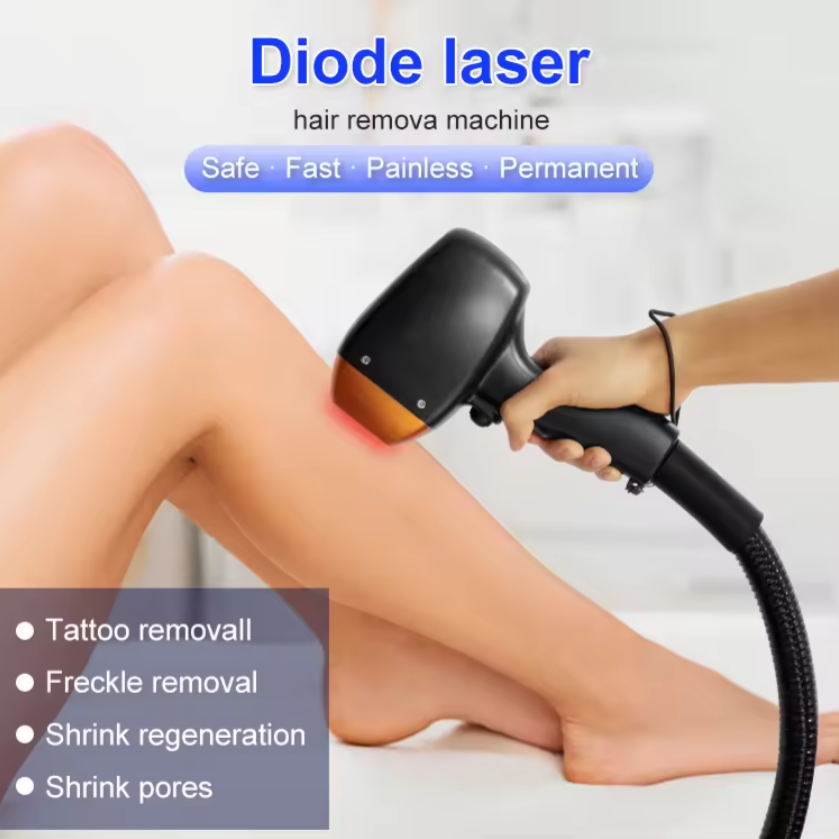 Portable permanent hair removal 808 diode laser hair removal machine