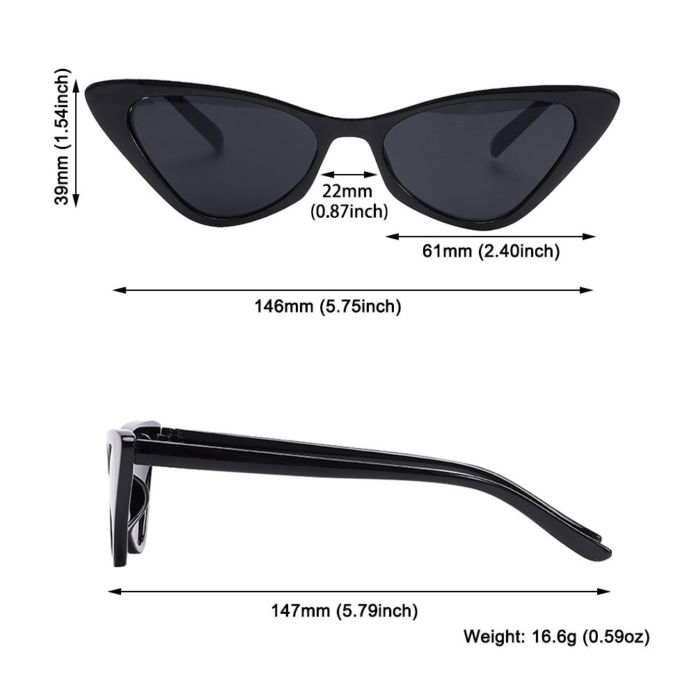 Cat Eye Retro Sunglasses Small Frame Eyewear UV400 Trendy Vintage Sunglasses Streetwear Accessories Sunglasses for Women