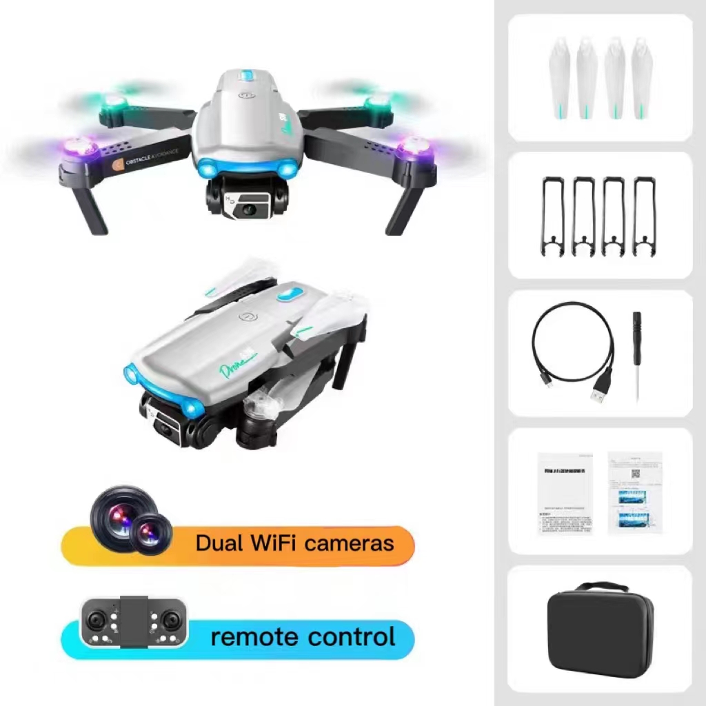 Cross-border new product S98 Drones light show obstacle avoidance drone HD aerial photography folding aircraft four-axis remote control aircraft