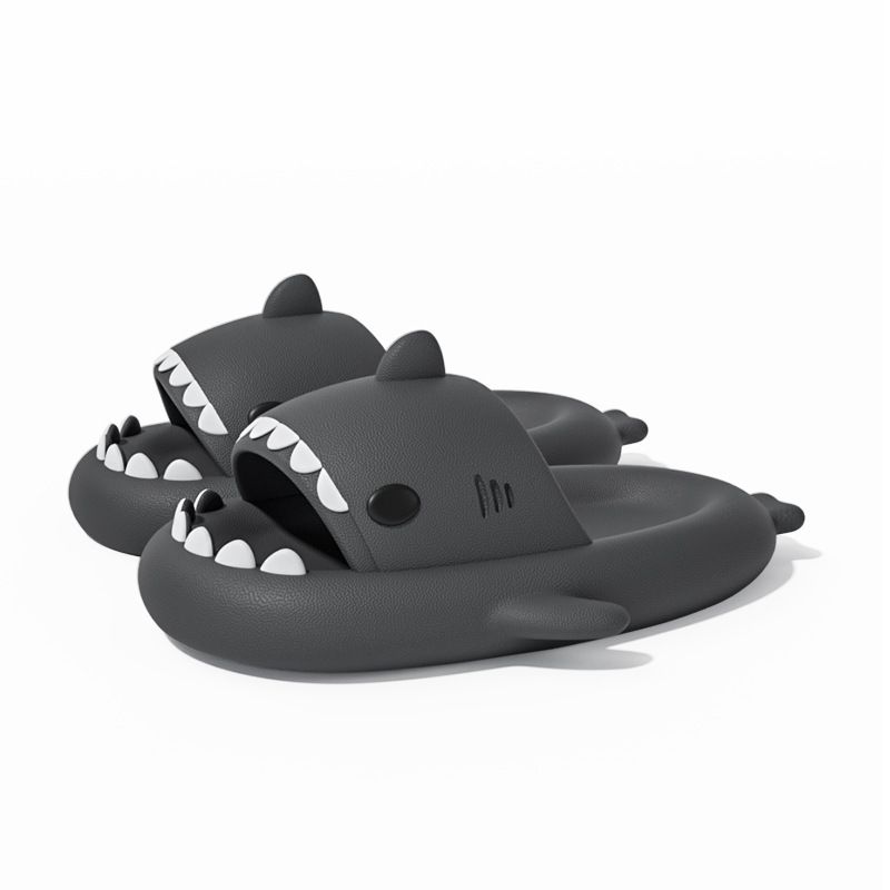 Summer 2024 Slides: EVA Soft Shark Slippers Sandals for Women Men 4