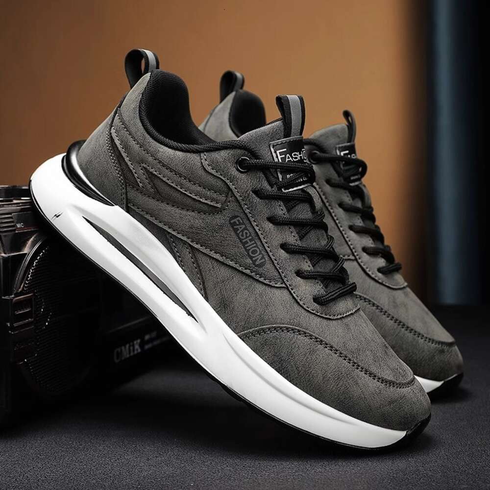 Ddmysports Labor Protection Shoes Autumn Men S Construction Site Work Anti Slip Wear Resistant Leather Surface Waterproof Trendy For OUTDOOR