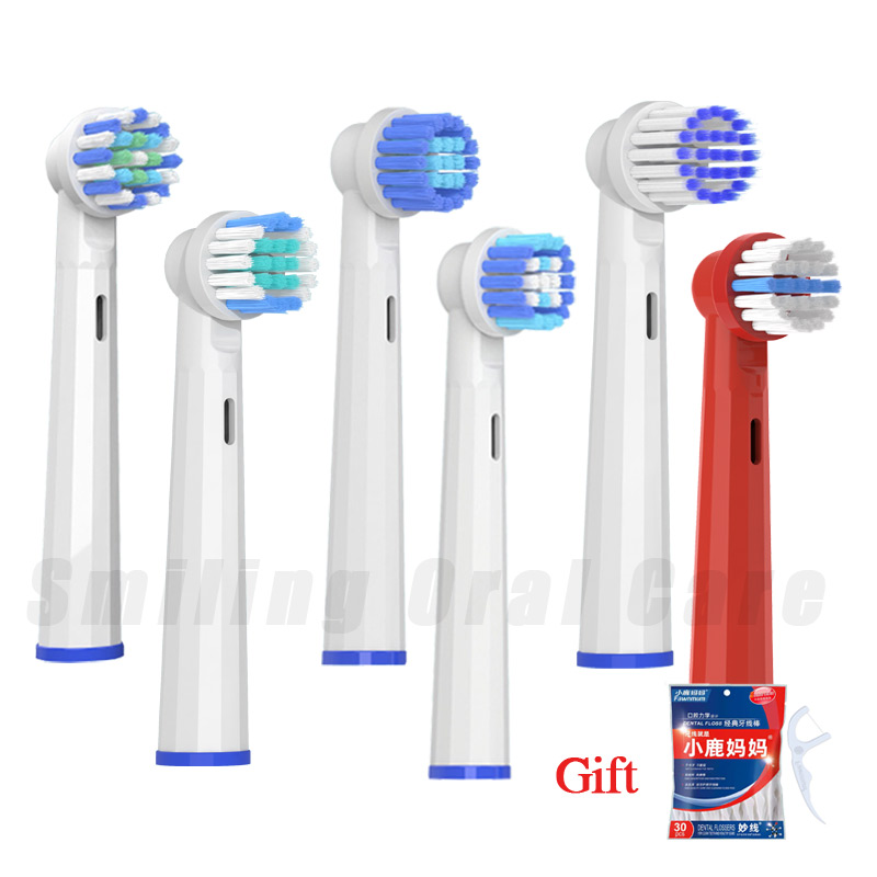 5pcs For Oral-B Electric Toothbrush Replacement Brush Heads Sensitive Oral B Brush Heads Soft Bristles D25 D30 D32 4739 3709 D8011