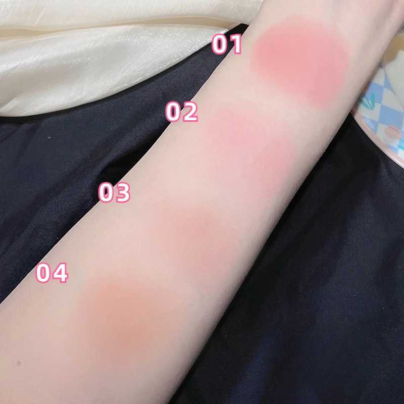 Yunrou Soft Fog Blush Stick - Energetic and Bouncy Korean Style Brightening Dual-Use for Lips and CheeksXJ241111