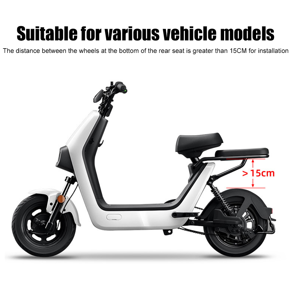Electric Bicycle Carrier Trunk Pannier Rack Bag Waterproof Travel Tail Bags Large Capacity Night Reflective Cycling Accessories