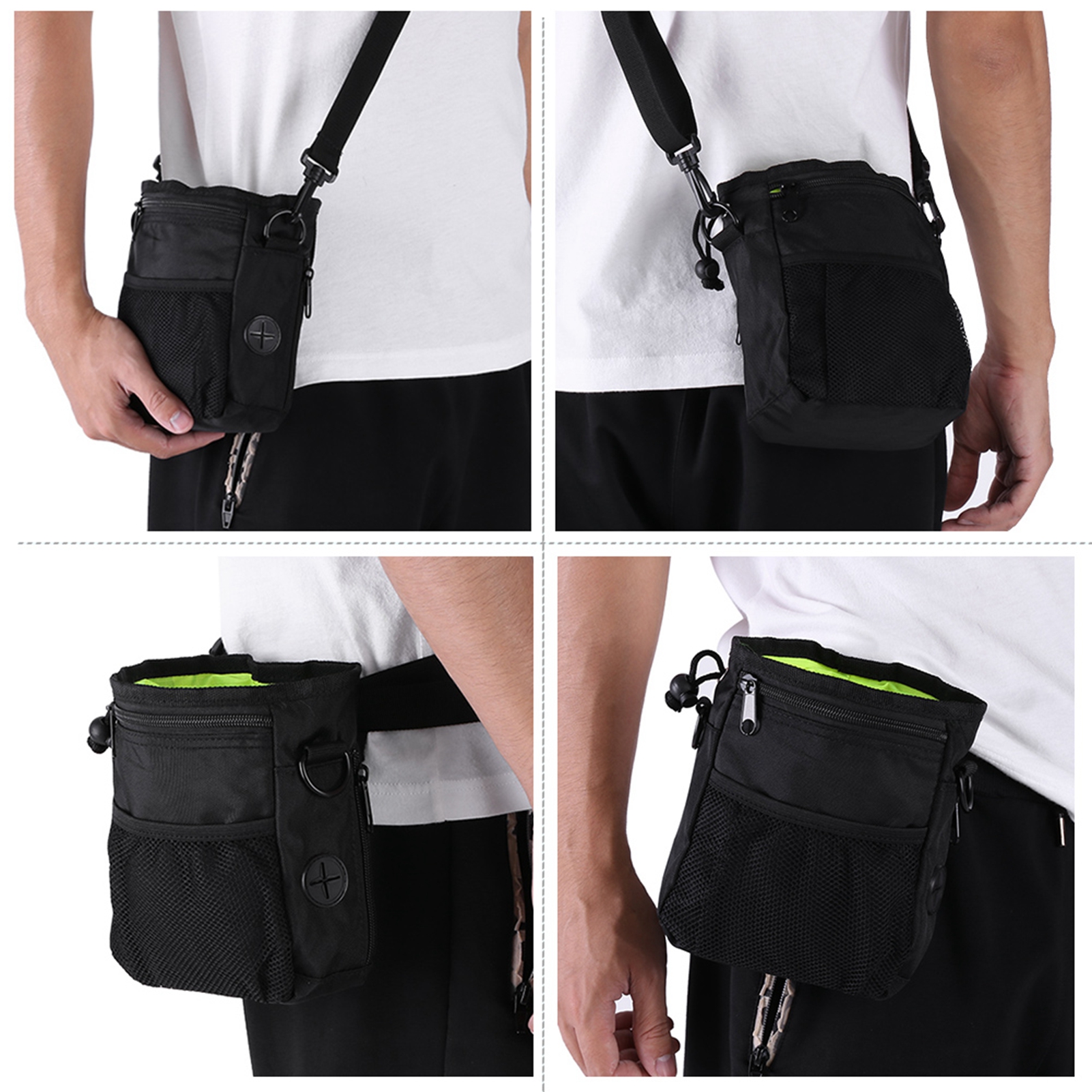 Pet Dog Training Treat Snack Bait Pet Feed Pocket Pouch Obedience Agility Pouch Food Bag Pocket Snack Reward Waist Bag