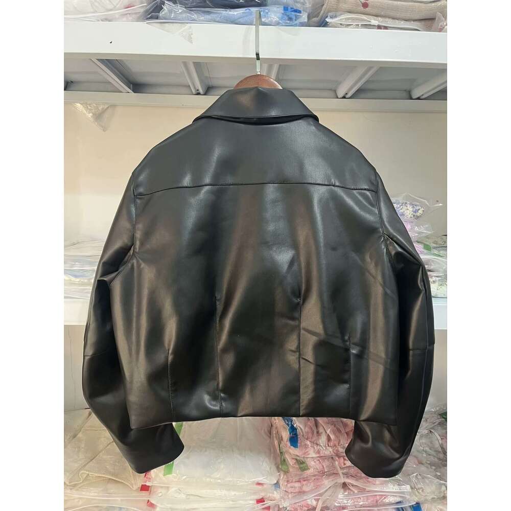shanshi leather jacket women new women's clothing series leather short jacket