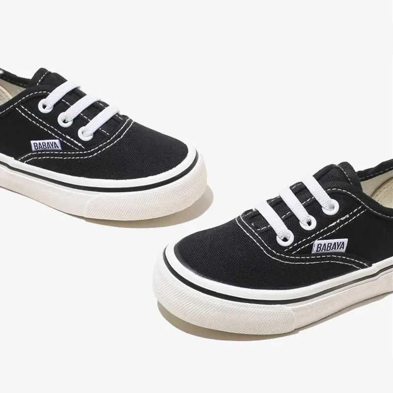 Babaya childrens canvas shoes boys casual shoes breathable sports shoes 2023 spring/summer new girls childrens shoes X250409