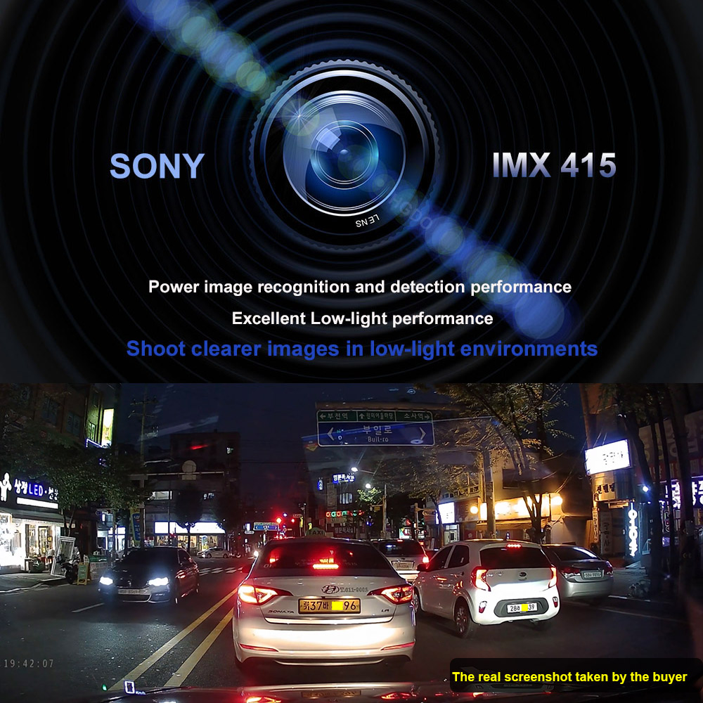HGDO D566 12" WIFI Car DVR 4K 3840*2160P Dash Cam Sony IMX415 Rear View Mirror GPS Car Camera 1080P Video Recorder Registrar