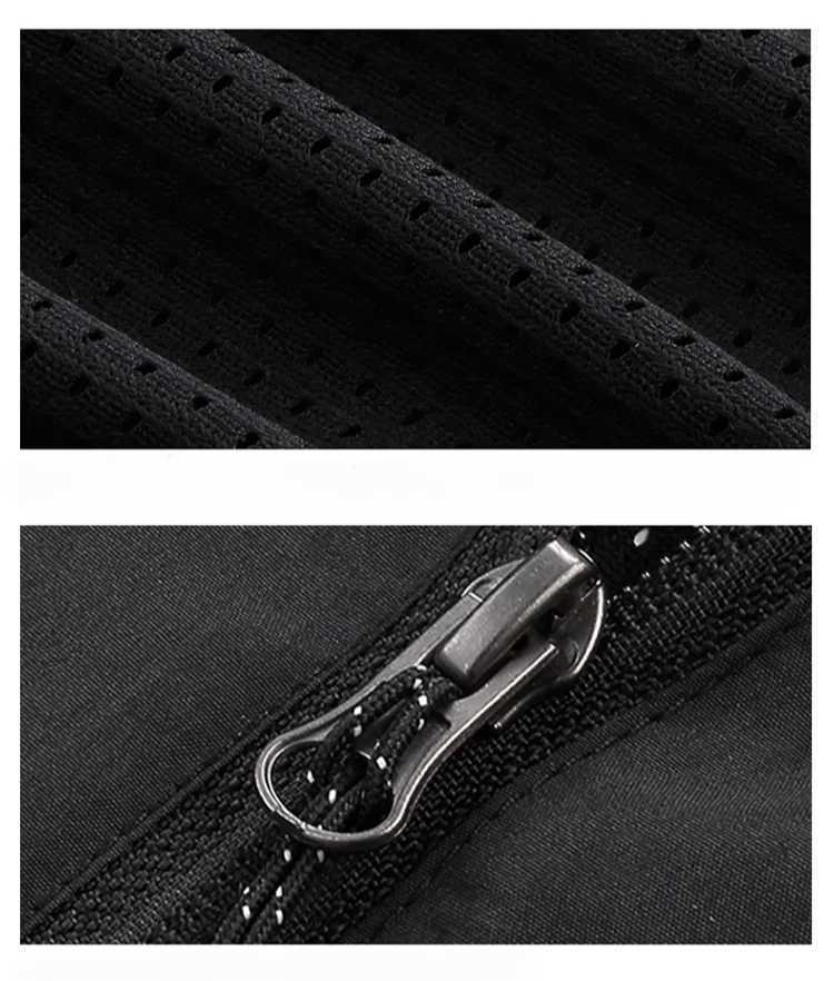 Summer mens trench coat ultra-thin fashionable outdoor sports reflective strip jogging sun protection set couple hooded jacket W241111