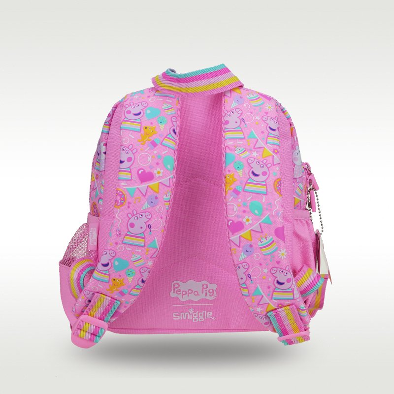 australia original Smiggle hot-selling children's schoolbag girl pink cute piggy schoolbag kindergarten backpack q6eJ#