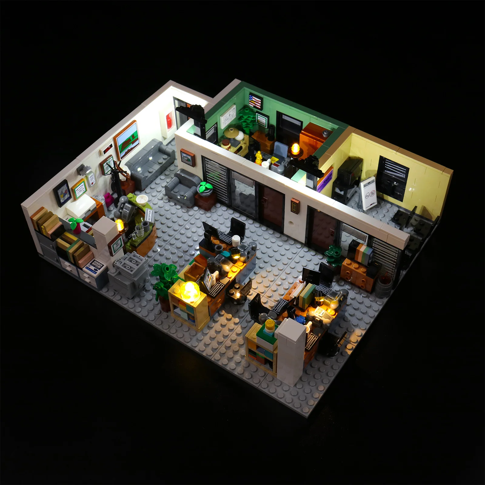 Vonado Building Blocks Light For 21336 The Office (NOT Include the Model) LED Lighting Accessories DIY Toys