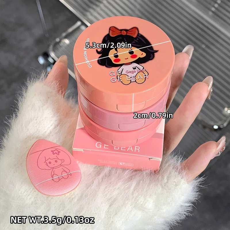 Air Cushion Blush Mushroom Head Lazy Air Cushion Waterproof Lasting Blusher Palette Cheek Contour Natural Cheek Tint CosmeticsXJ241111