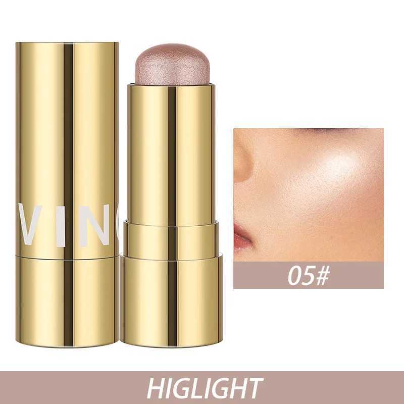 Multi-Purpose Blush Stick Face Brightening Makeup 3-in-1 Eyes Cheek and Lip Tint Waterproof Long Lasting Blush Cream for WomenXJ241111