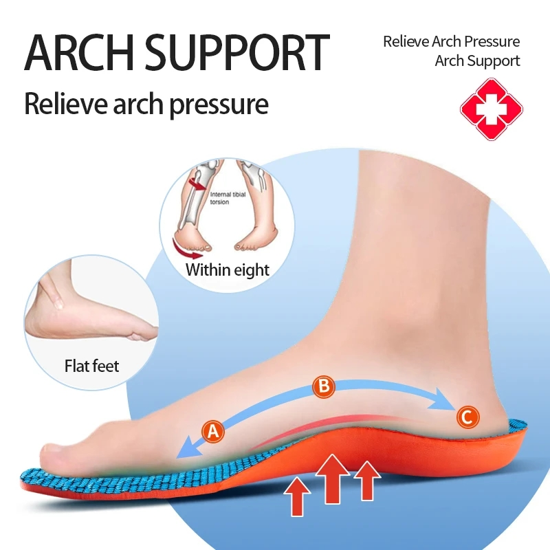 Sports new InsoleS Soft Sole Men's Deodorant Insole Flat Arch Full Pad Heel Pad 2025 Elasticity Insoles for Fitting Shoes Sole Technology