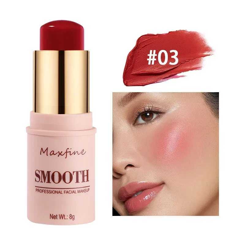 Tinted Cheek Balm Moistured Blush Stick Smooth Lipstick Eyes Cheek and Lip Tint Waterproof Lightweight Cream Multi Stick MakeupXJ241111