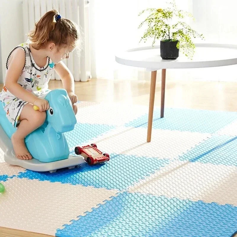 30cm Baby Foam Clawling Mats EVA Puzzle Toys for Children Kids Soft Floor Play Mat Interlocking Exercise Tiles Gym Game Carpet 240411