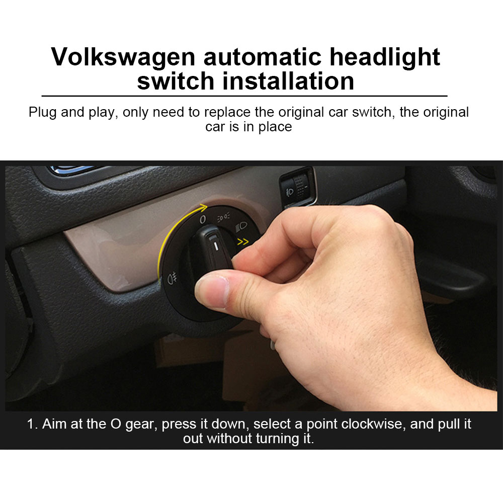 Automatic Headlight Switch 13 PIN Fog Lamp Car Lighting Accessories for Golf 4 Jetta Passat B5 Bora Polo