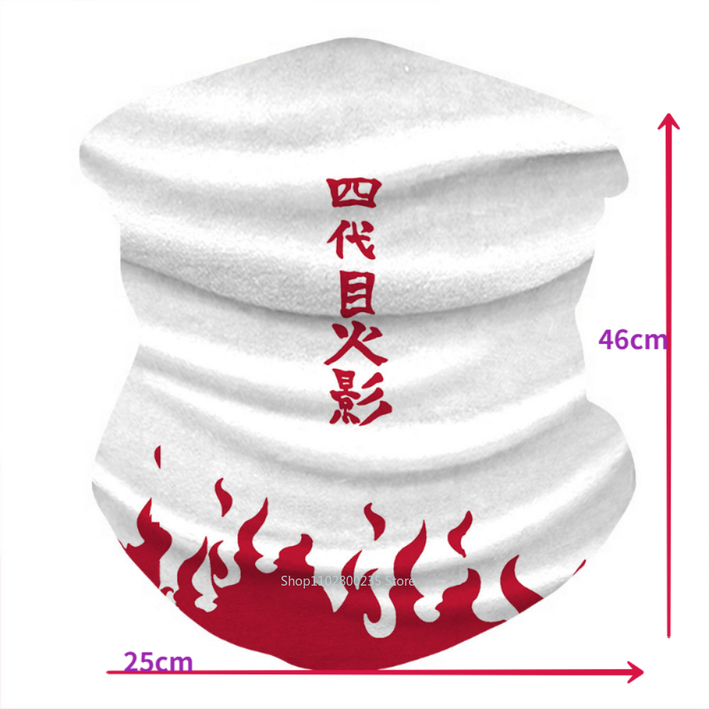 Anime Naruto Cosplay Akatsuki Itachi Bandana Mask Men Women Cycling Mask Winter Mask Scarf Neck Mask Breathable Outdoor Warm Bib