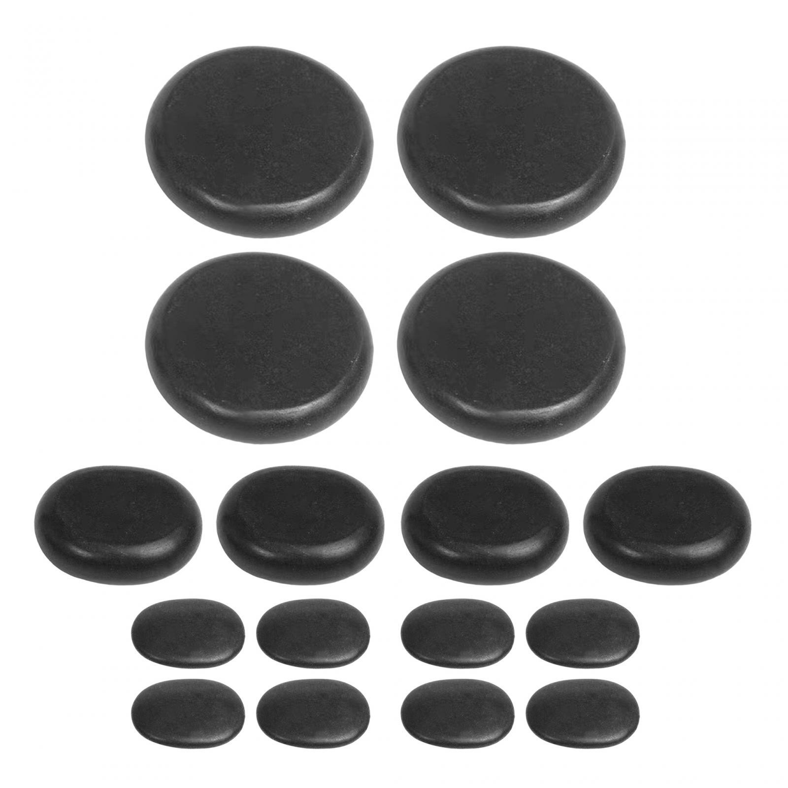 16 Pieces Hot Stone Massage Set SPA Stones Professional Multifunctional Heated Warmer Rocks