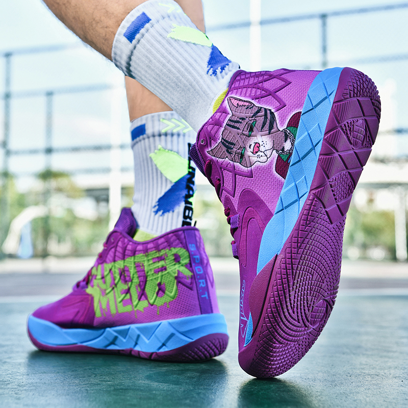 New Basketball Shoes Men Field Athletic Non-slip Cushioned Male Basketball Boots Luxury Comfortable Women Design Tennis Sneakers