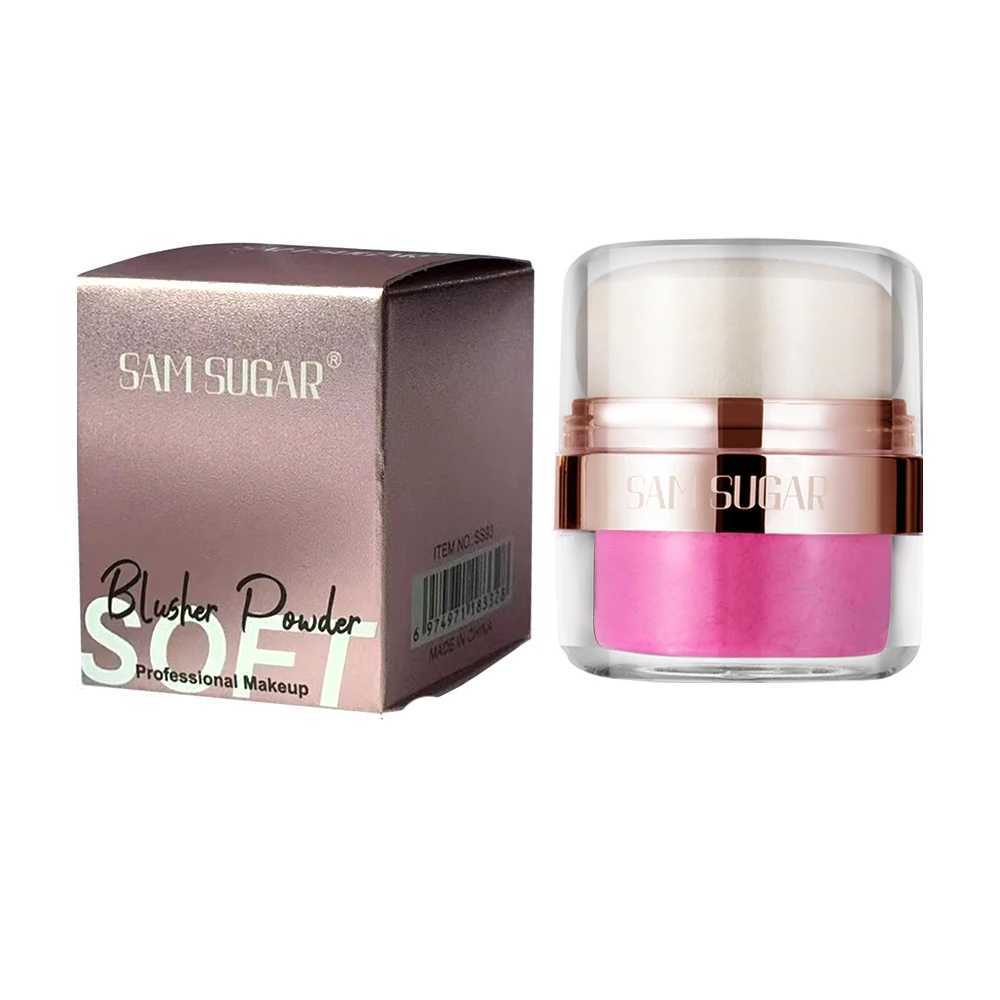 SAM SUGAR 6 color Air Cushion Blush silky smooth matte eye shadow with an Easy to use Puff for Mushroom Head Loose PowderXJ241111