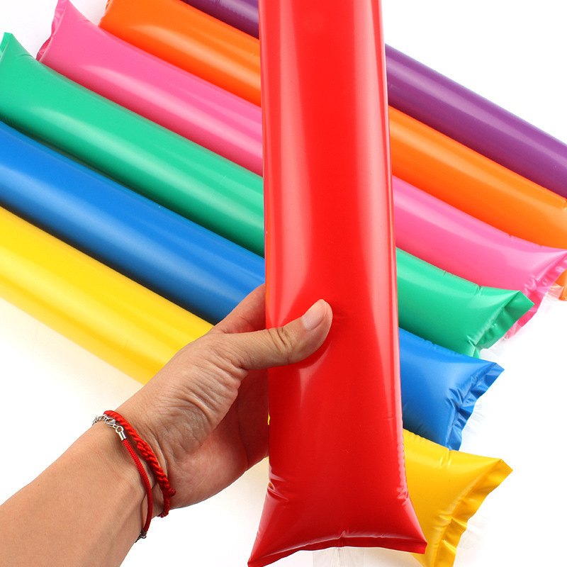 Colorful Cheering Sticks Cheerleaders Refueling Stick Cheer Long Strip Balloons Party Music Festival Concert Props Noise Maker