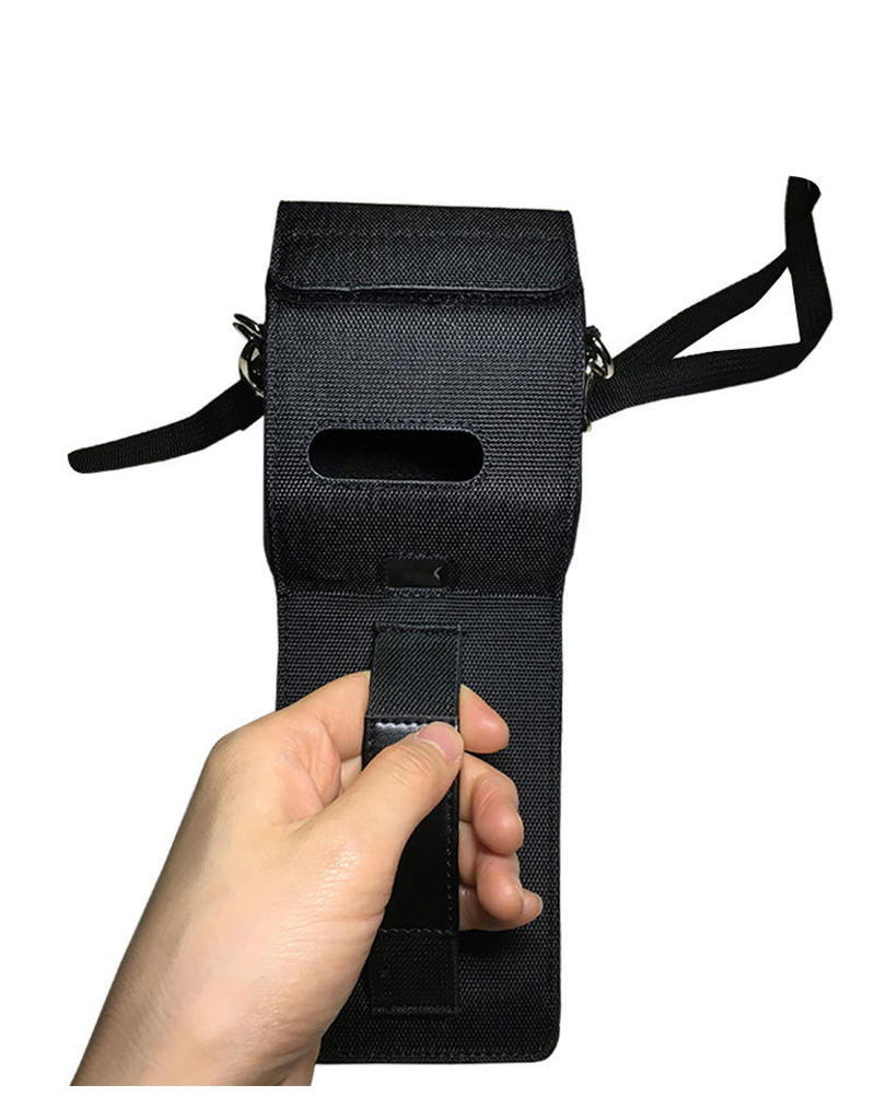 For Sunmi V2 Protective Case Handheld Terminal PDA Protective Case, Shoulder Belt Swipe Card Cashier POS Machine Leather Case