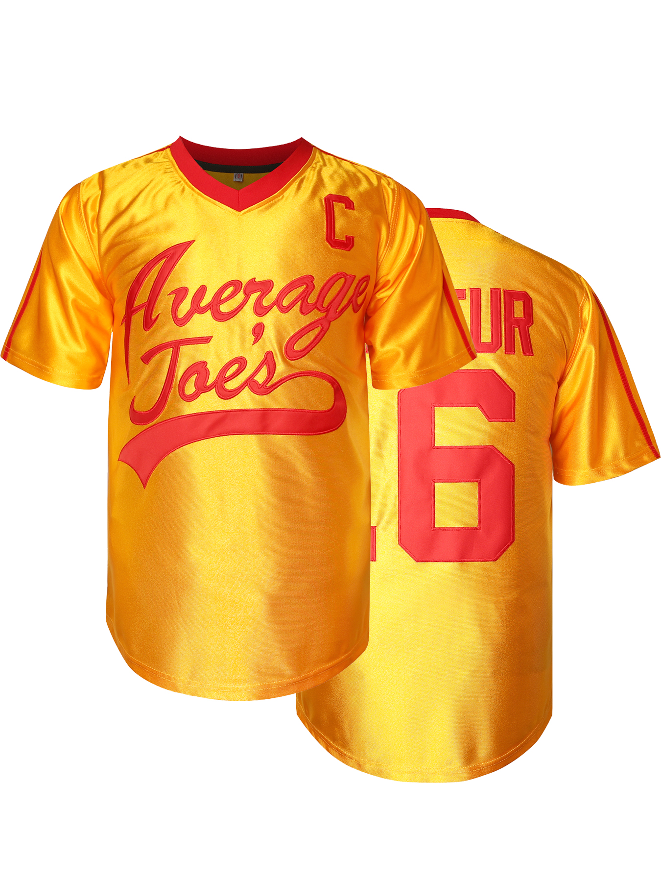 Men's Graphic Print Average Joes #16 American Football Jersey T-Shirt Relaxed Fit Jerseys For Casual Fans - Soft, Breathable, Short Sleeve Tee Wi