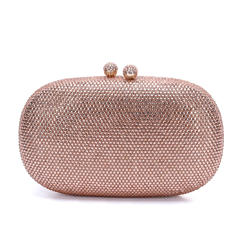 28 Colors Women Orange/Green Evening Bags Stones Clutch Bags for Wedding Party Bridal Rhinestones Purse Lady Handbags and Purses
