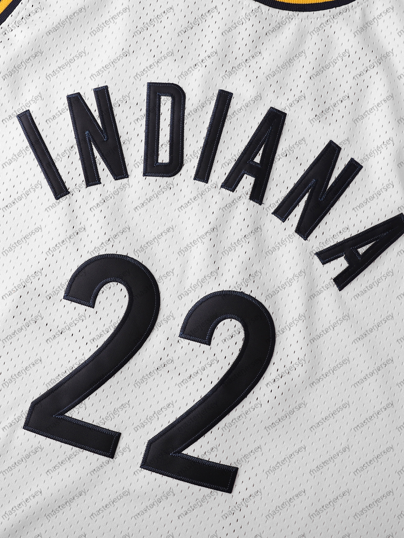 #22 CLARK INDIANA Men's Basketball Jersey Sweatshirt - Embroidered Movie Mesh Letters & Numbers, Crew Neck Sleeveless Training Vest, Loose Fit At