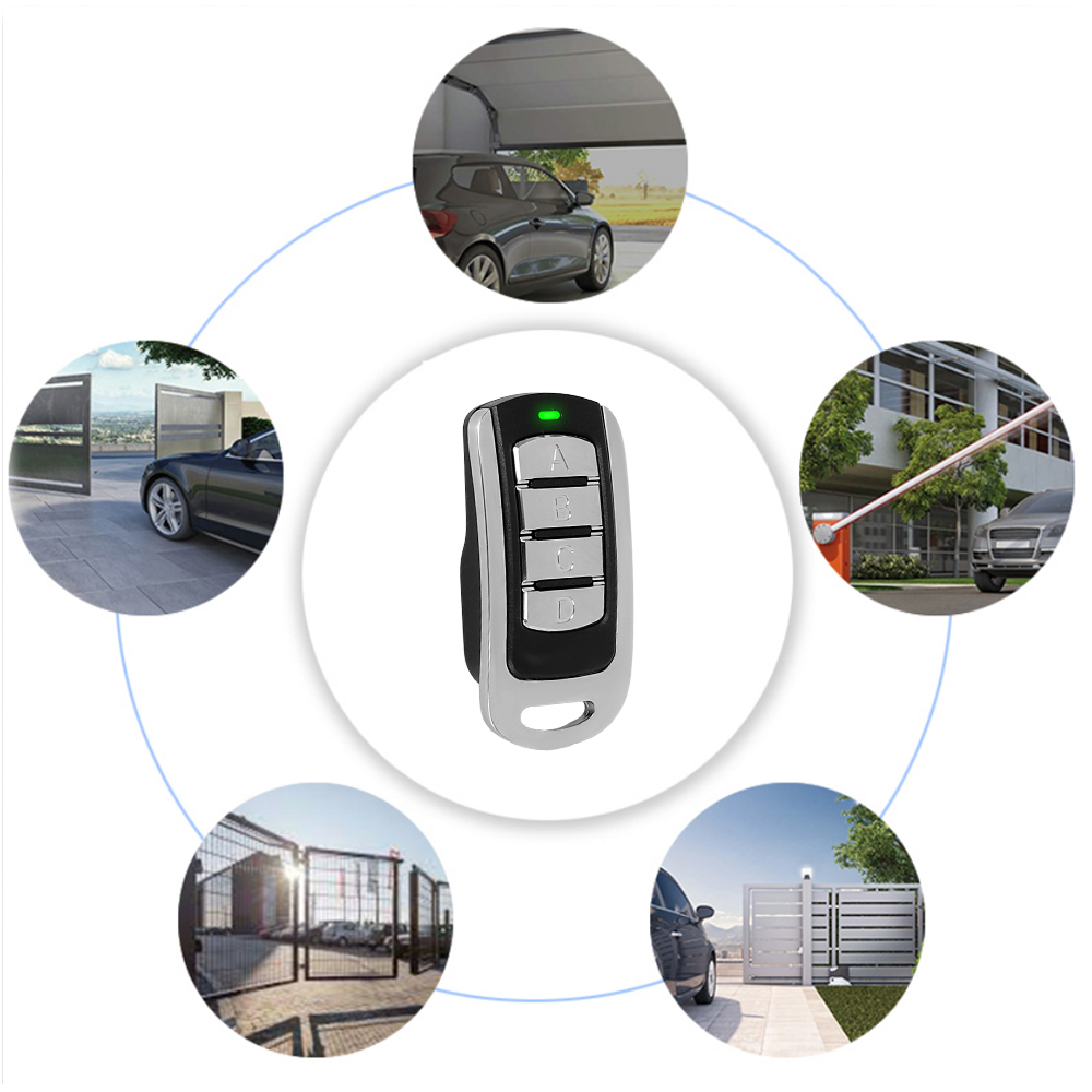 280-868MHZ Multi Frequency Garage Door Remote Control Duplicator AUTO SCAN Multi brand 433MHz Fixed Rolling Code Gate Opener