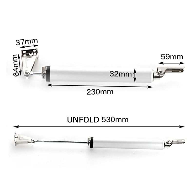 Automatic Spring Door Closer 90 Degrees Positioning Stop Buffer Speed Adjustment Door Closing Device Furniture Door Hardware