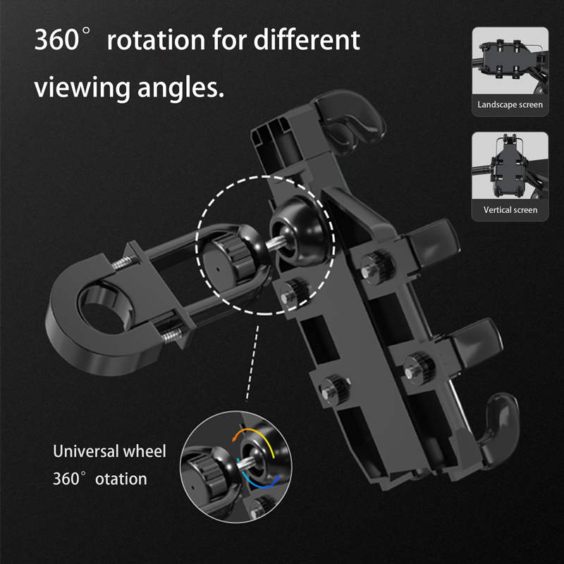 For PIAGGIO Liberty125 MP3 500 Medley Beverly 300 ZIP50 X7 X9 Accessories Motorcycle Handlebar Mobile Phone Holder Stand Bracket