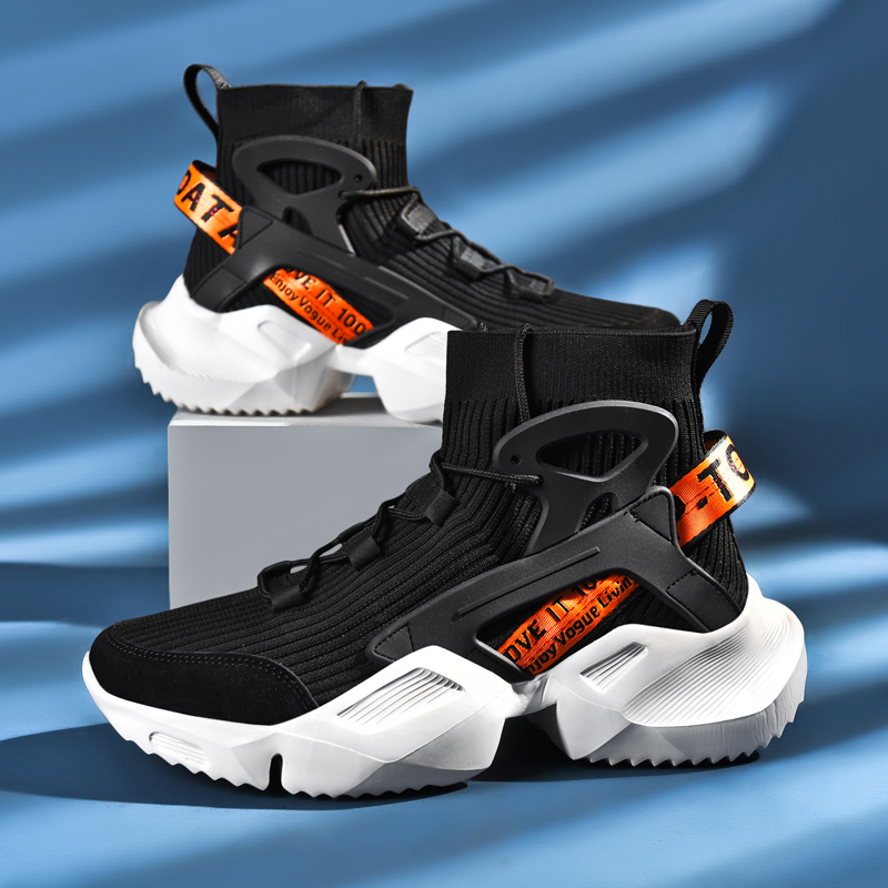 New Arrival Mens Lightweight Basketball Shoes Trendy Non-Slip Wearable Sports Shoes Outdoor Training Athletic Tennis Shoes