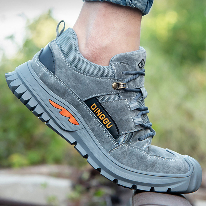 Toe Steel Puncture-Proof Indestructible Safety Men Work Boots Security Protective Shoes 43ca