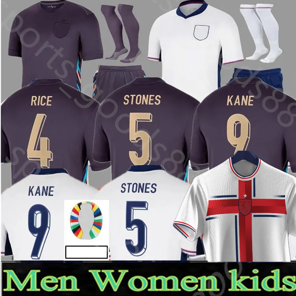 fans player 2023 2024 soccer jerseys KANE STERLING RASHFORD SANCHO GREALISH ENGLAND MOUNT FODEN 24 25 National world cup kit football shirt men kids sets women