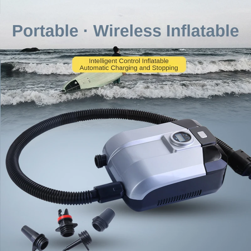 20PSI SUP Electric Pump For Boat Air Compressor 12V Auto High Pressure Pump Inflatable For Outdoor Surfboard Paddle Dual Stage