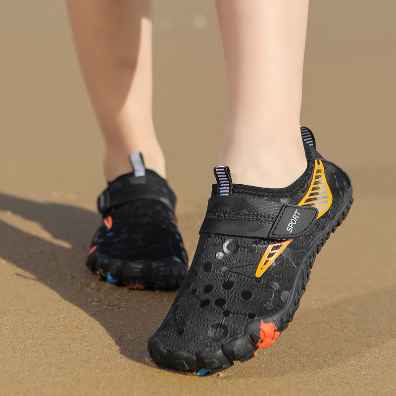 Summer Kids Children Beach Sea Stretch Fabric Water Shoes Boys Girls Barefoot Aqua Coral Surfing Swimming Sneakers Shoes
