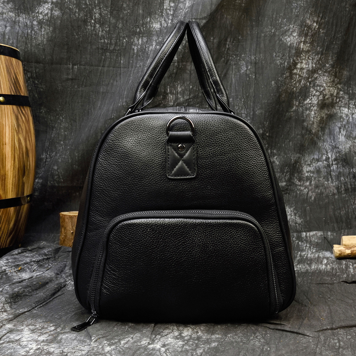 Big capacity genuine leather travel Carry On bags men women soft cowhide leather casual travel duffel high quality shoulder bag
