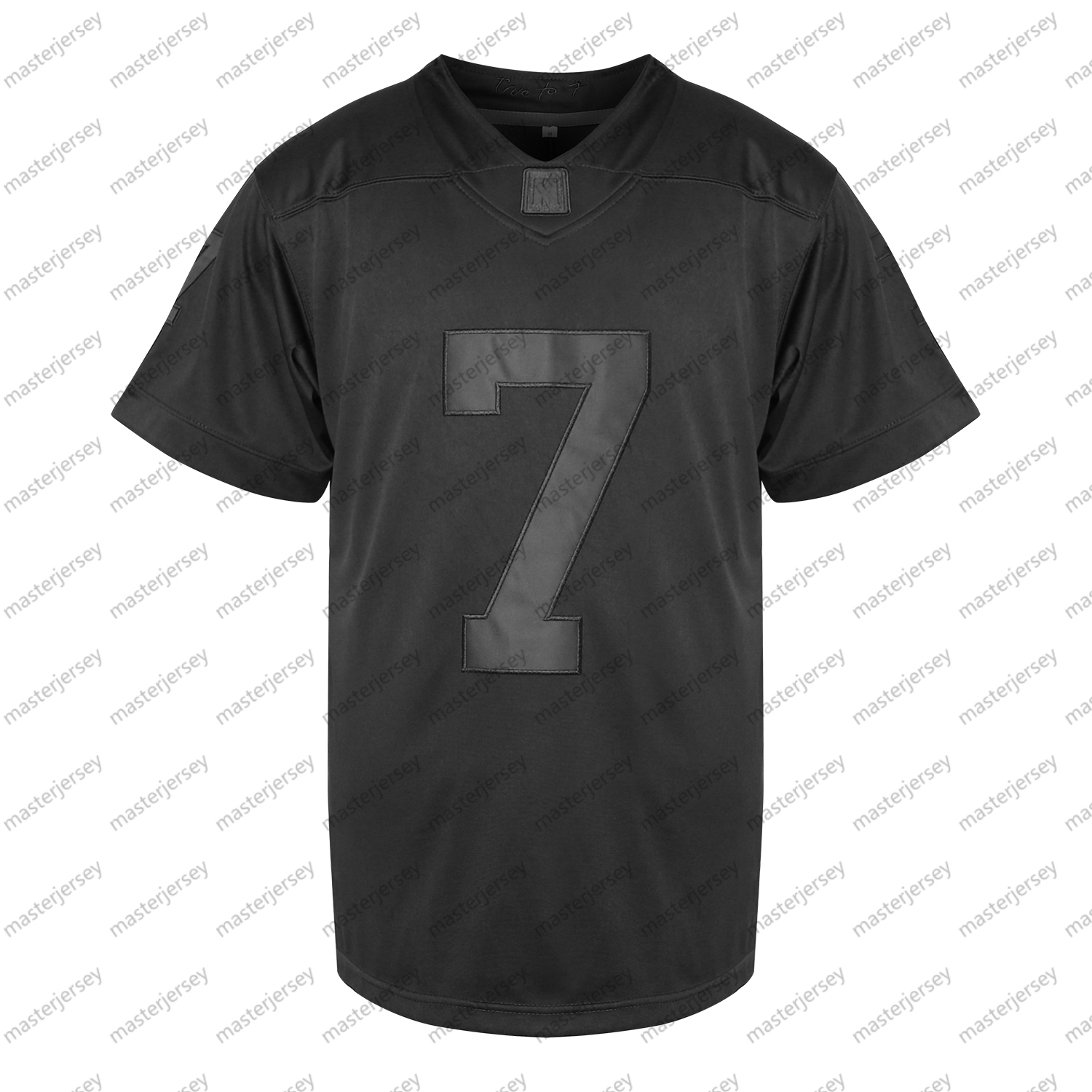 #7 KAEPERNICK Comfy V-Neck Football Jerseys Men Mesh Embroidery for Training and Competition Breathable Moisture-Wicking Short Sleeve Top for Active j