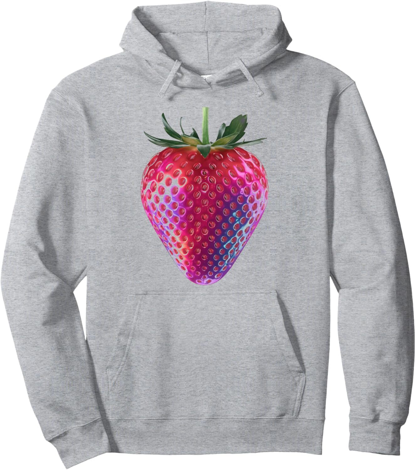 Hoodie for Mens Womens Strawberry Fruit Summertime Sweet Juicy Red Pink Berry Pullover Hoodie Graphic Hoodies sweatshirt