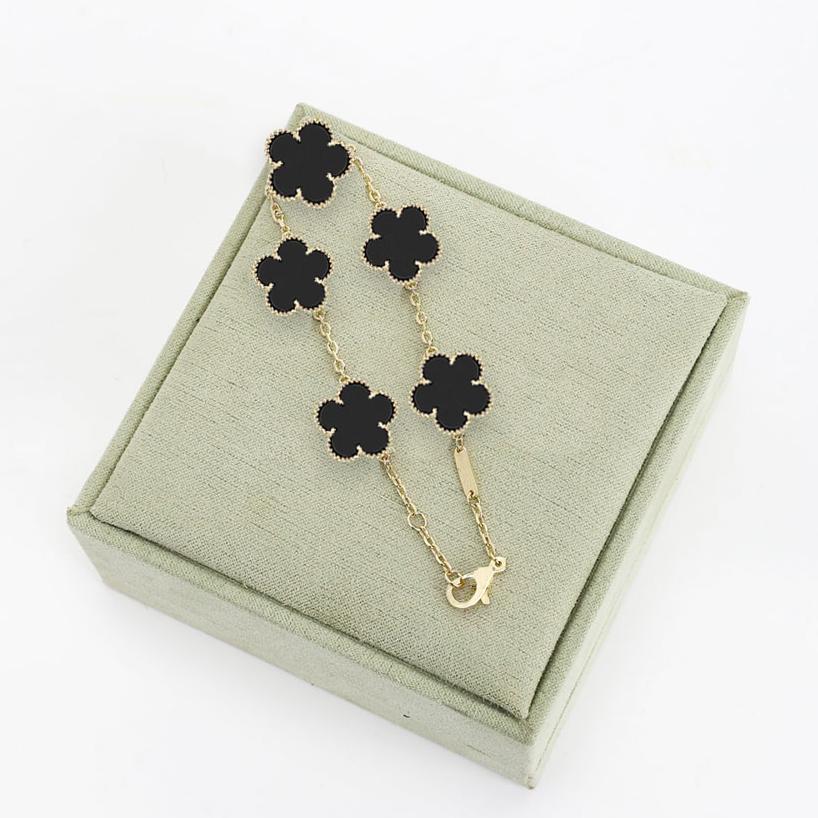 Designer Elegant Bracelet Fashion Flower Men's and Women's Chain Wedding Bracelet Necklace Special Design Jewelry Top Quality Fashion Bra