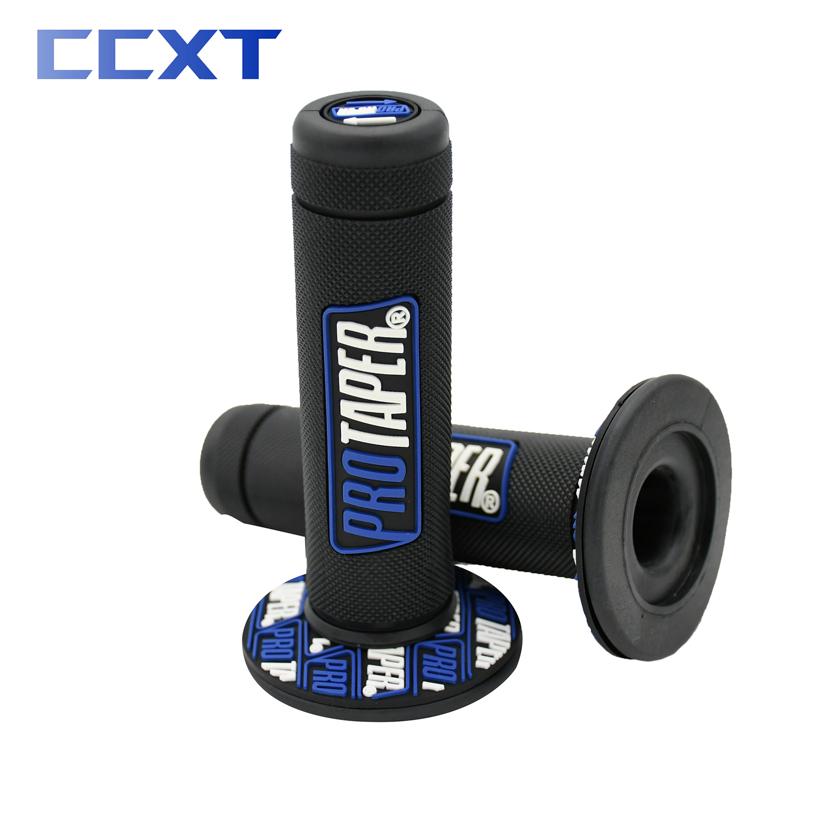 Motorcycle Handle Bar Motocross Handle Grips Rubber Gel Hand Handlebar Grips 7/8" And 1-1/8" For Motocross Dirt Bike Universal