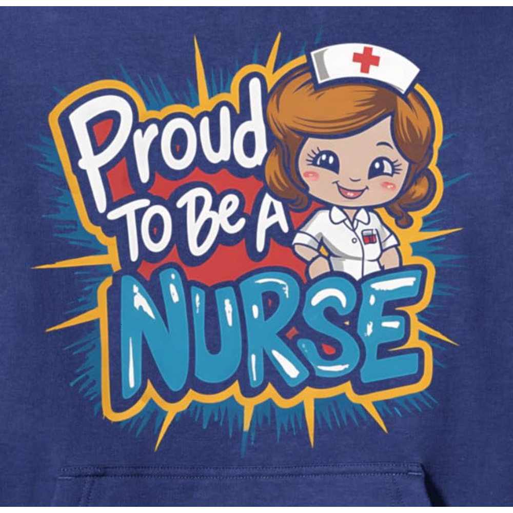 Hoodie for Mens Womens Nurse Proud To Nurse Nursing Student RN Nurse Life Pullover Hoodie Graphic Hoodies sweatshirt