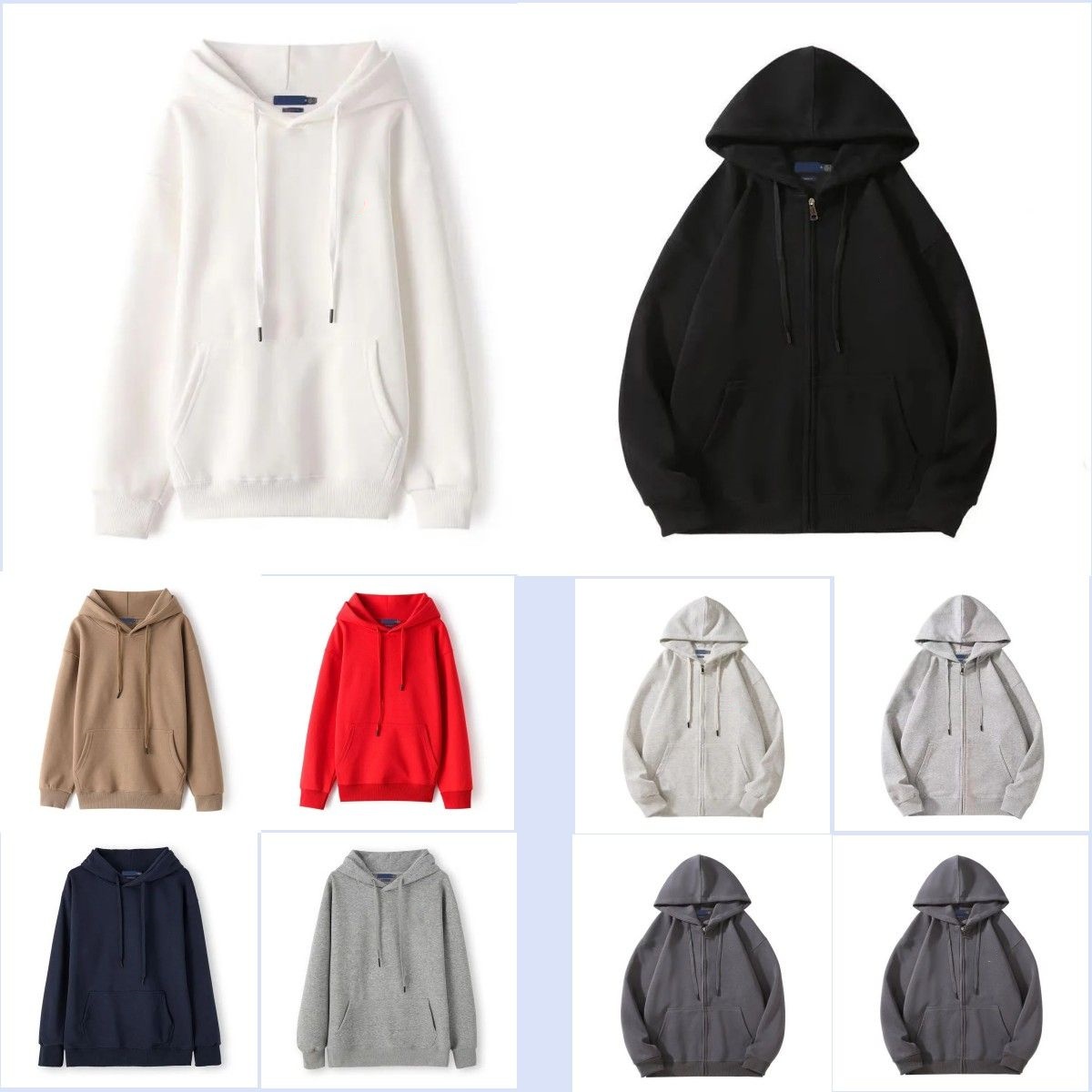 Designer hoodies sweatshirts hoodie zip up men women Cotton cardigan autumn winter fashion Hooded Pullover Shirt casual hood sport jacket men's hoodies siz