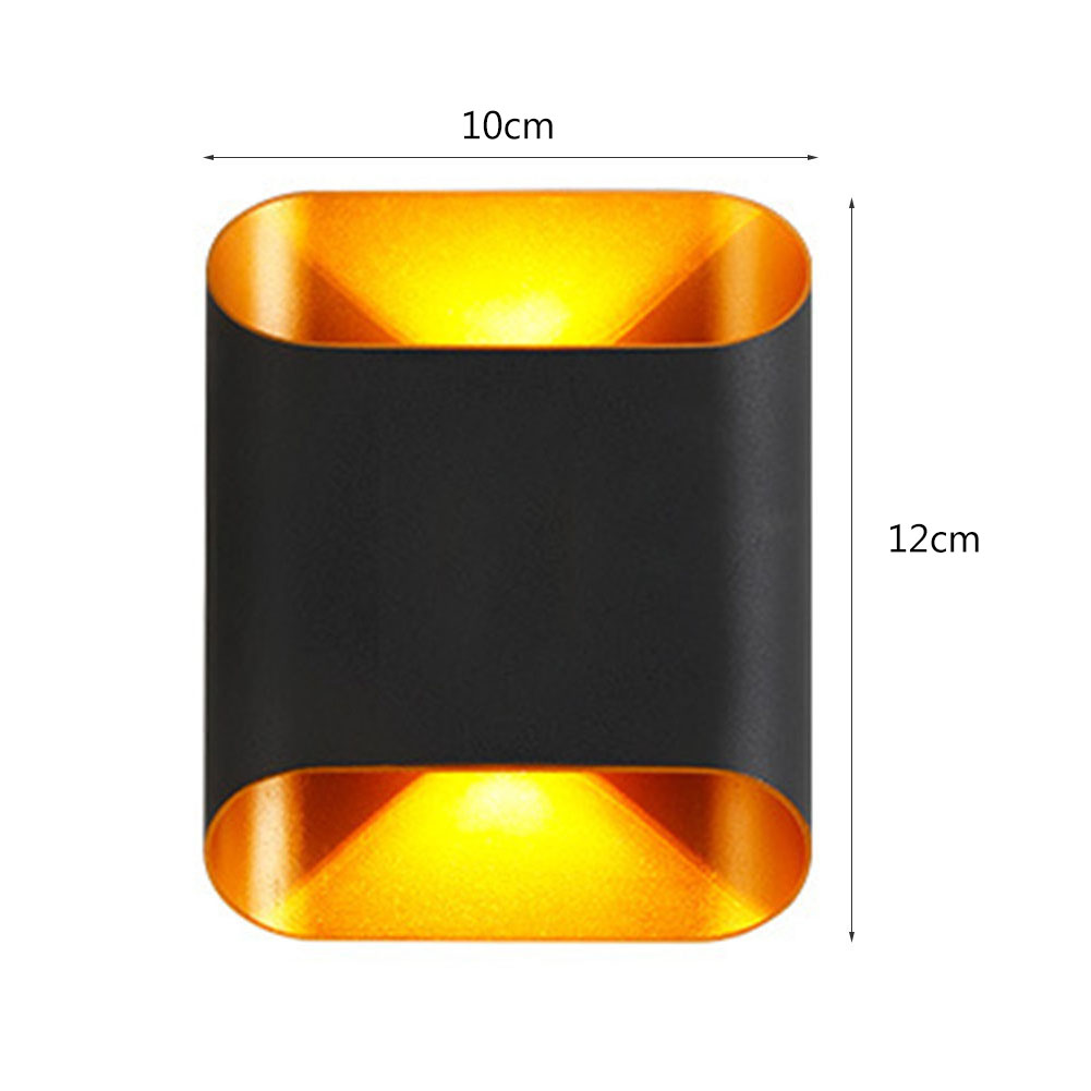 IP65 LED Wall Lamp Outdoor Waterproof Garden Lighting Aluminum AC86-265 Indoor Bedroom Living Room Stairs Hallway Wall Light