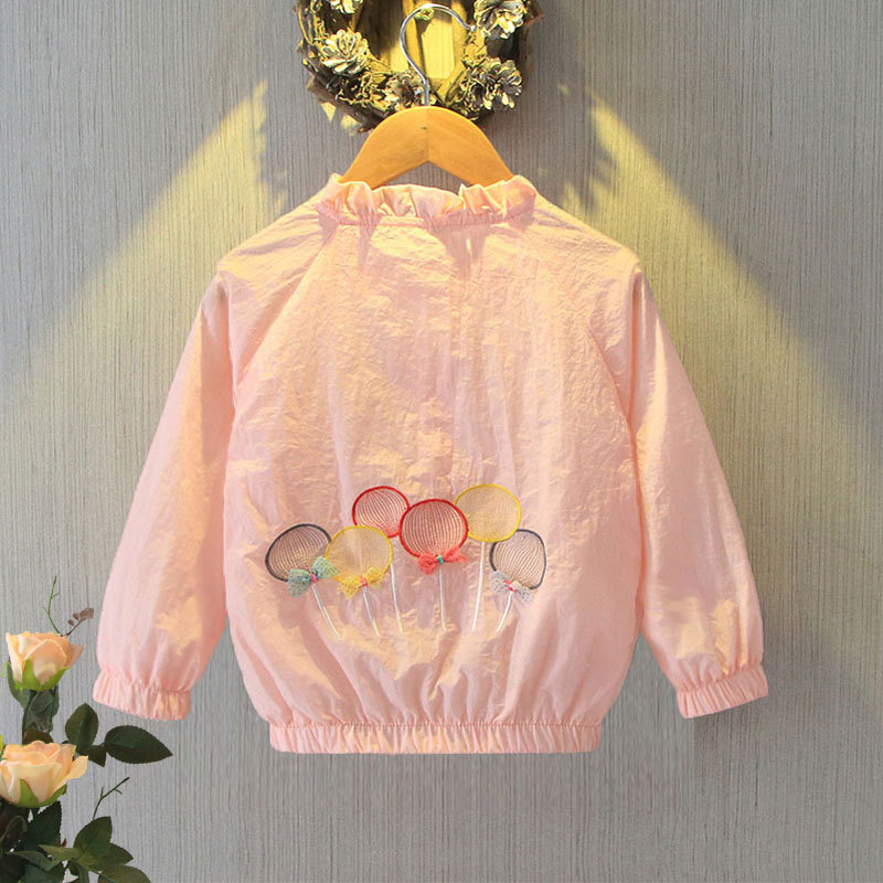 Designer Children's jacket embroidered with spring and autumn clothing 2025 new versatile top, free shipping