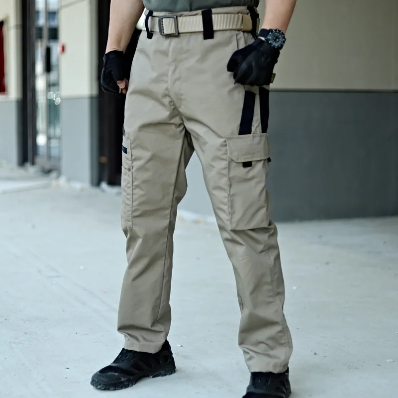 Tactical Pants Big Multi-pocket Men New Work Cargo Pants Spring Autumn Waterproof Ripstop Combat Trousers Loose Brand Joggers